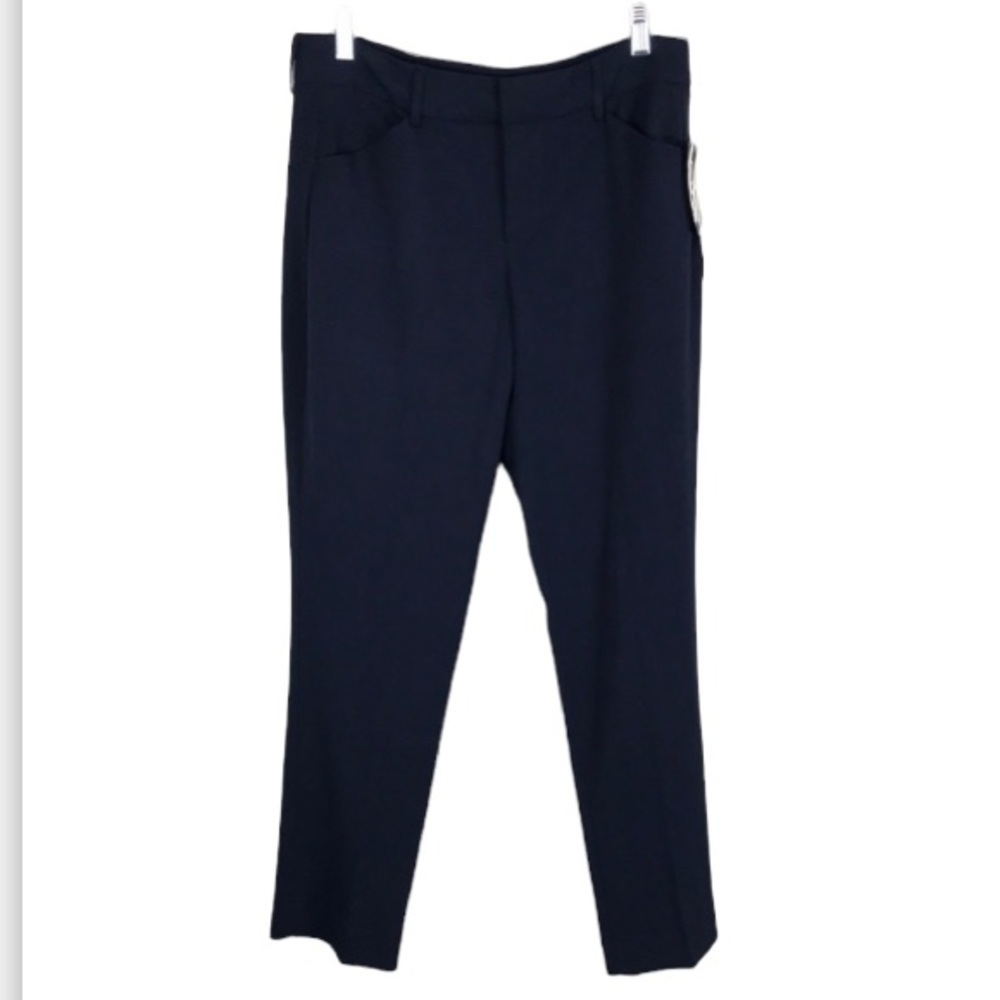 NWT Nine West Navy Maxine Dress Pants Size 6